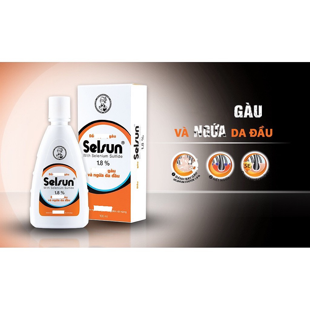 Dầu gội chống gàu selsun dây