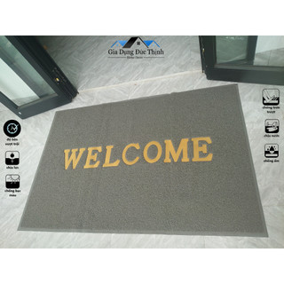 Thảm chùi chân welcome KT 120cm x 180cm Thảm Trải Khách Sạn, Siêu Thị Điện Máy, Tòa Nhà Lớn, Thảm Chùi Chân Nhựa PVC.,