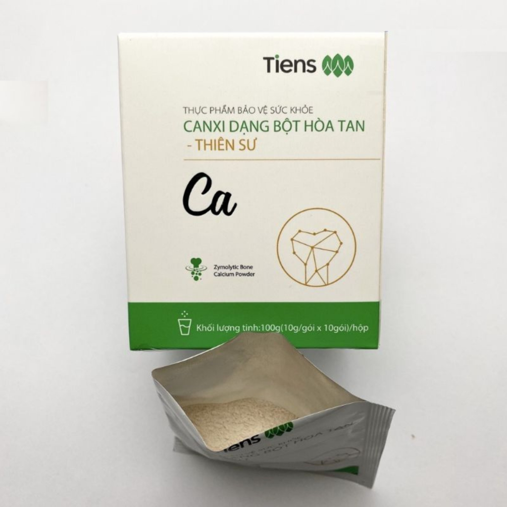 CANXI HỮU CƠ THIÊN SƯ - TPBVSK Canxi dạng bột hòa tan - Thiên Sư - 10 Gói