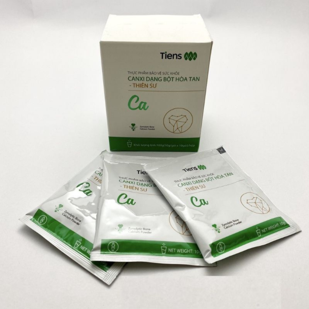 CANXI HỮU CƠ THIÊN SƯ - TPBVSK Canxi dạng bột hòa tan - Thiên Sư - 10 Gói