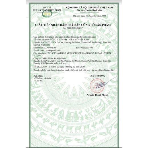 CANXI HỮU CƠ THIÊN SƯ - TPBVSK Canxi dạng bột hòa tan - Thiên Sư - 10 Gói