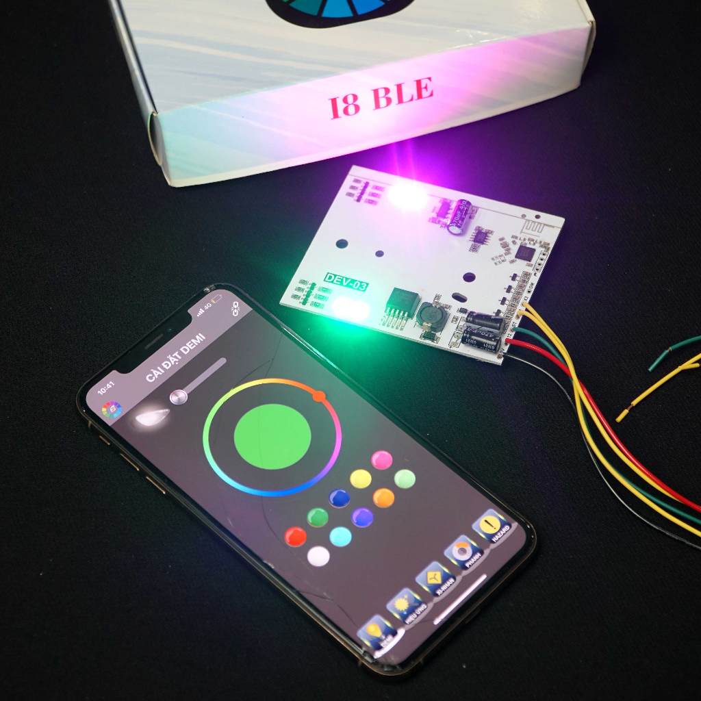 Mạch Led I8 gắn demi Exciter 155 lắp đặt như zin