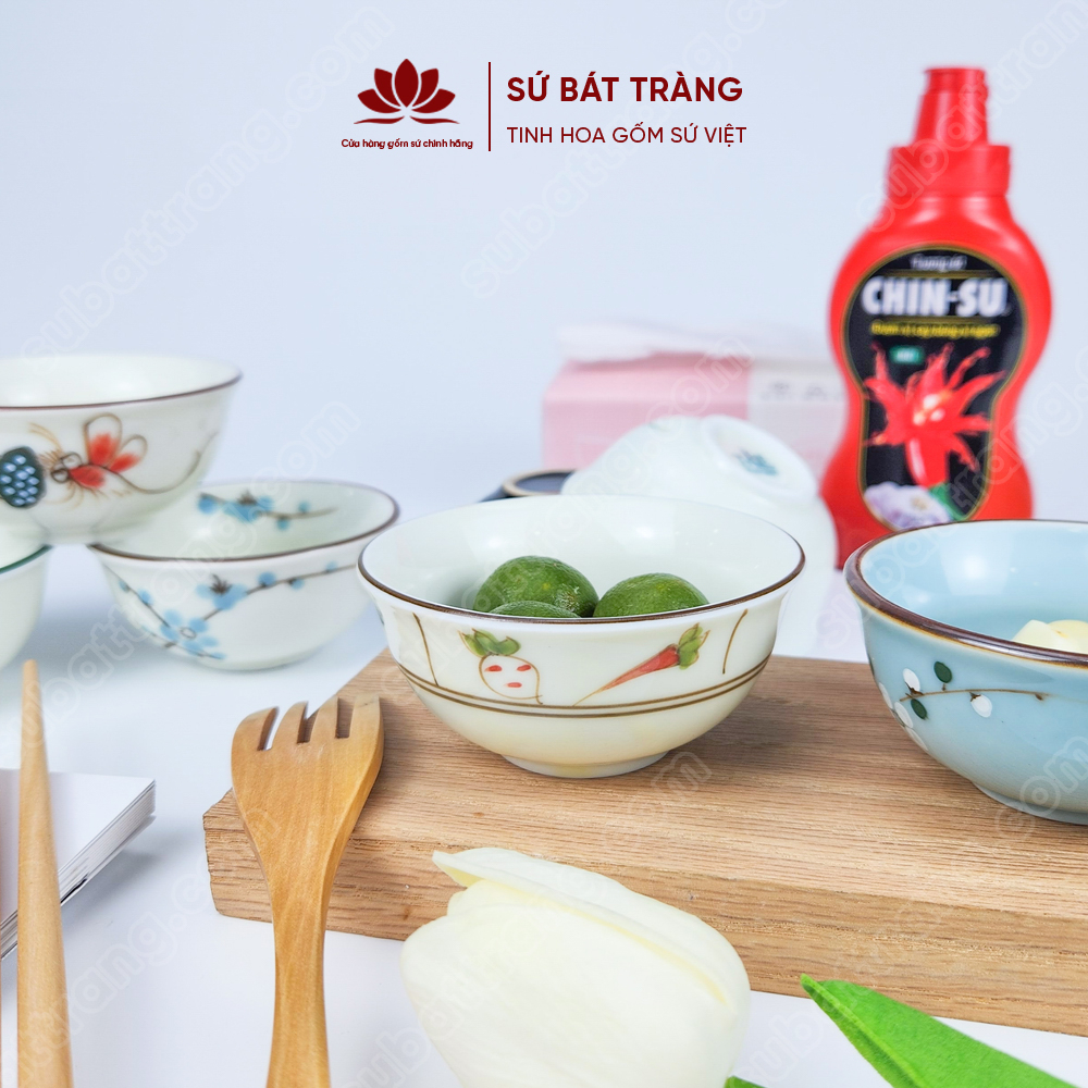 Chén đựng nước chấm, bát sứ đựng mắm - Sứ Bát Tràng