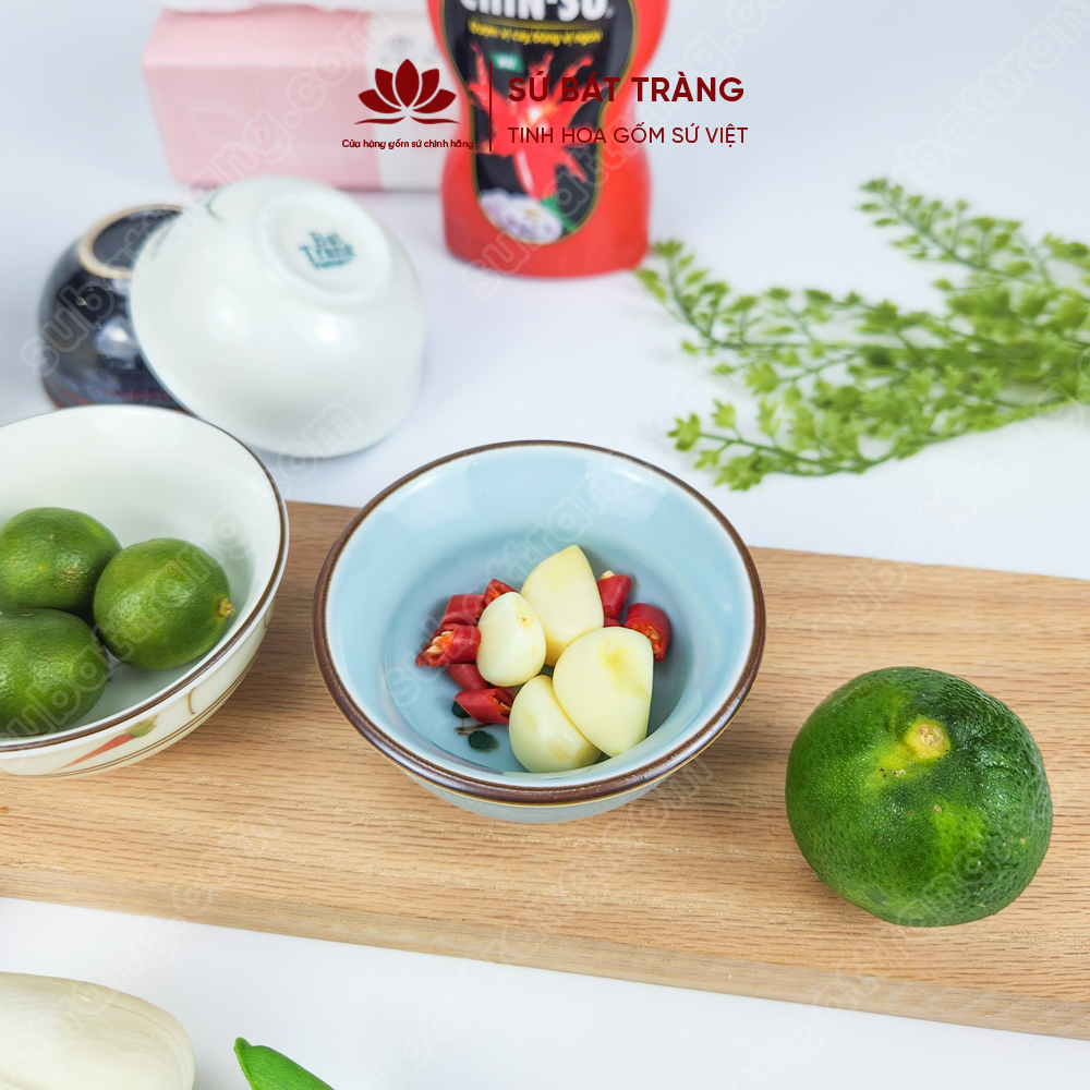 Chén đựng nước chấm, bát sứ đựng mắm - Sứ Bát Tràng