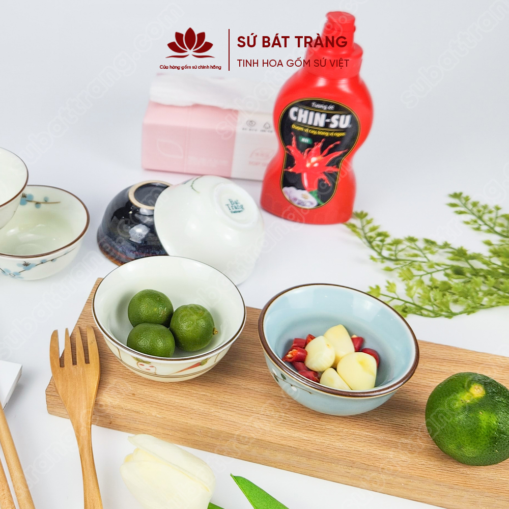 Chén đựng nước chấm, bát sứ đựng mắm - Sứ Bát Tràng