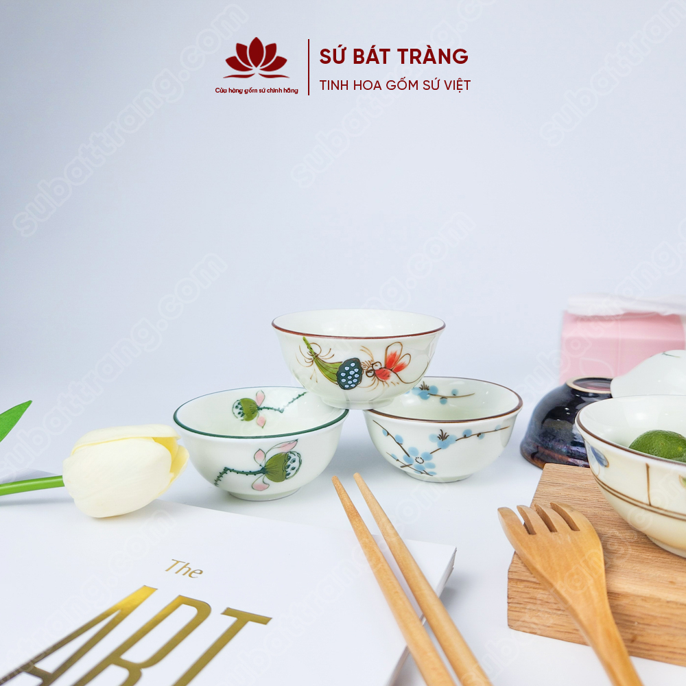 Chén đựng nước chấm, bát sứ đựng mắm - Sứ Bát Tràng