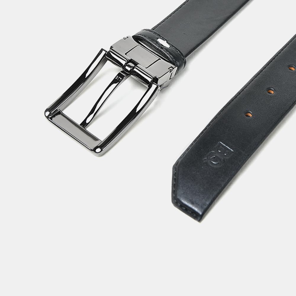 Thắt lưng nam da bò thật đầu kim thời trang BQ Nịt N109