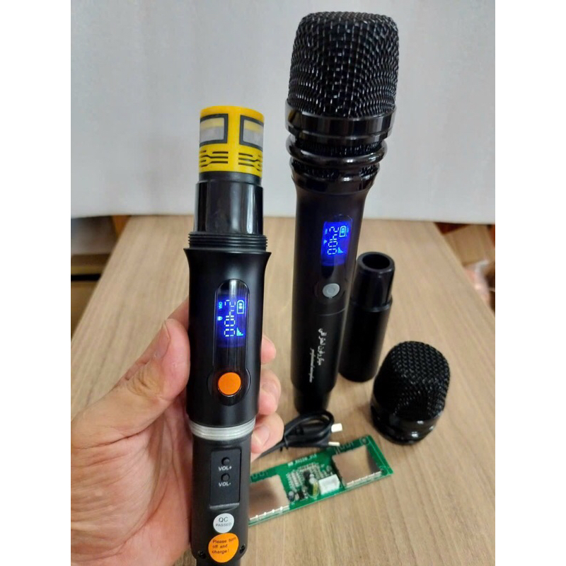 Micro loa kéo cao cấp UHF kim loại