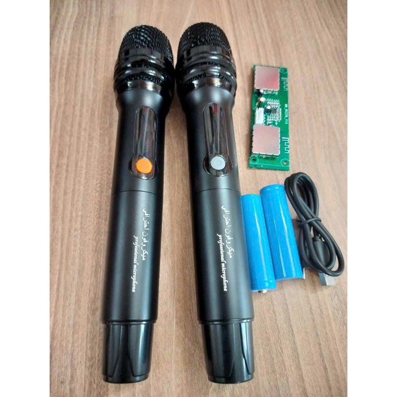 Micro loa kéo cao cấp UHF kim loại