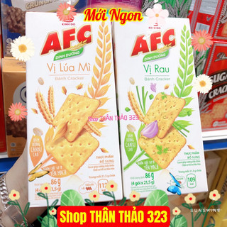 Bánh Dinh Dưỡng AFC 86g (Vị Lúa Mì, Vị Rau)