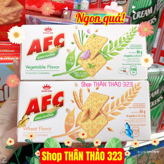 Bánh Dinh Dưỡng AFC 86g (Vị Lúa Mì, Vị Rau)