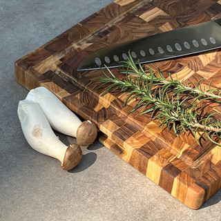 Thớt gỗ đầu cây Teak 𝐊𝐀𝐈𝐘𝐎