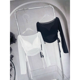 Áo lưới đen tay dài - Chitchitstore