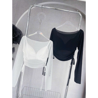 Áo lưới đen tay dài - Chitchitstore
