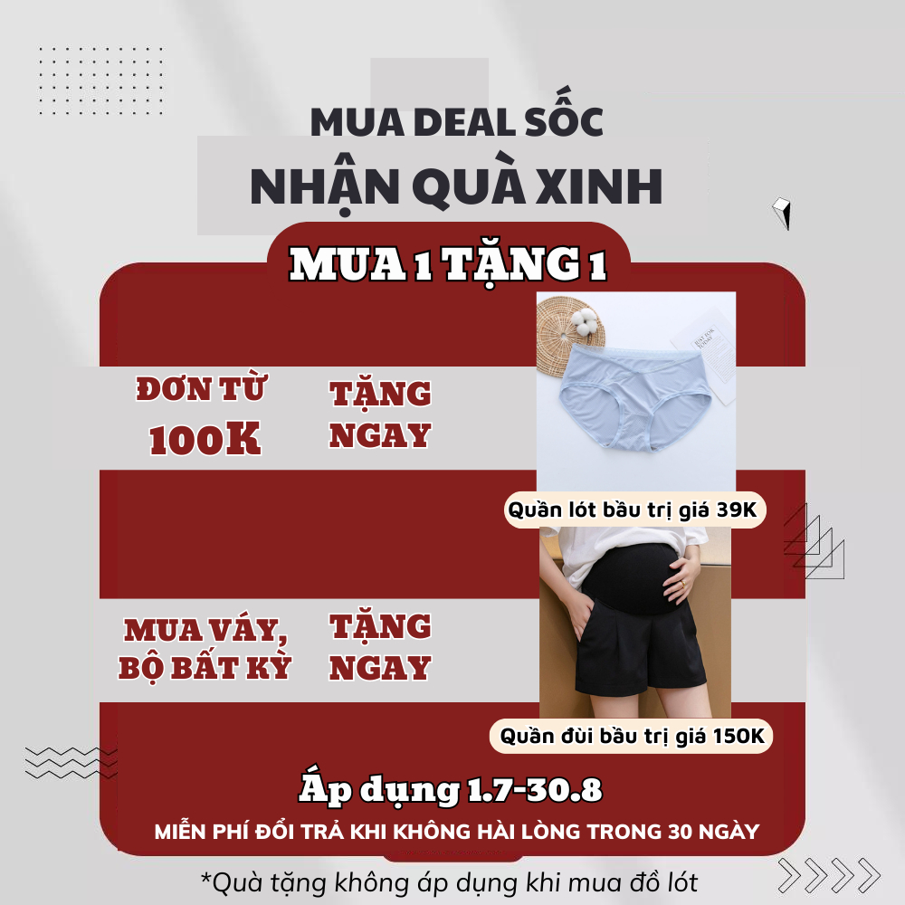 [Mã FADEP2212 giảm 10k đơn từ 99k] Quần Đùi Bầu Mặc Trong Váy Larosa Chất Lụa Tăm Mềm Mát Có Chun Điều Chỉnh LA008Q