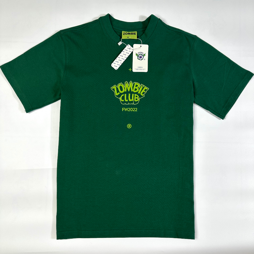 Áo thun Zombie Club Beware Of Zombie form rộng unisex nam nữ vải thun cotton định lượng 250gsm dày mịn mặc mát ZB014