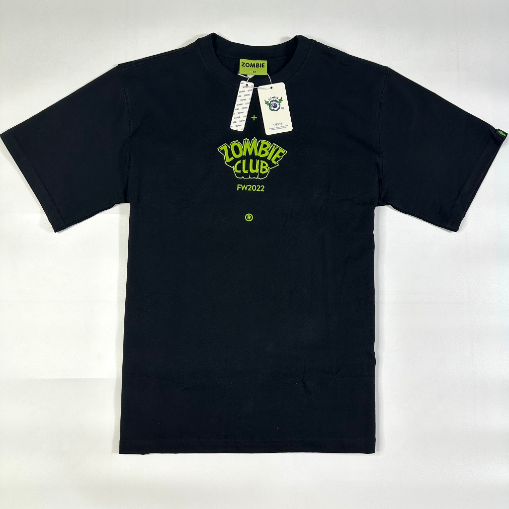 Áo thun Zombie Club Beware Of Zombie form rộng unisex nam nữ vải thun cotton định lượng 250gsm dày mịn mặc mát ZB014