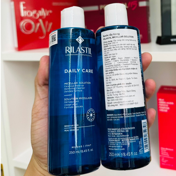 Rilastil Daily Care Micellar Solution - Nước Tẩy Trang Không Chất Tẩy Cho Mọi Loại Da