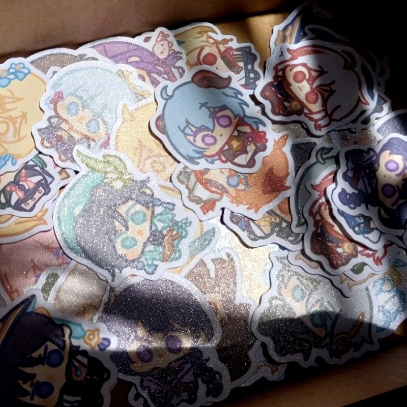 Hình dán Genshin Impact mỗi gói 5 sticker