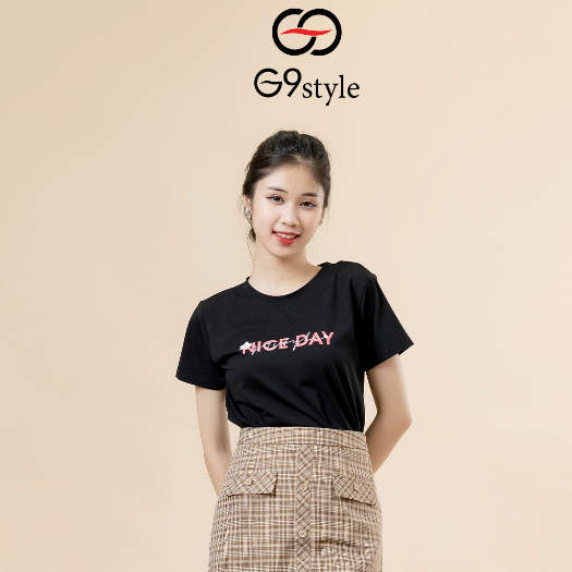 Áo thun cotton nữ Niceday G9 STYLE, áo cotton thời trang thoáng mát phong cách trẻ trung năng động