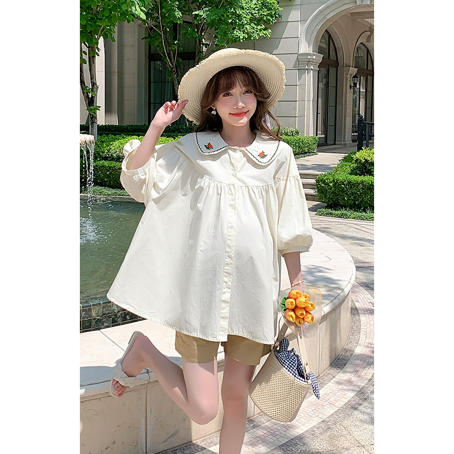 Áo bầu babydoll dễ thương thanh lịch đi làm đi chơi A214