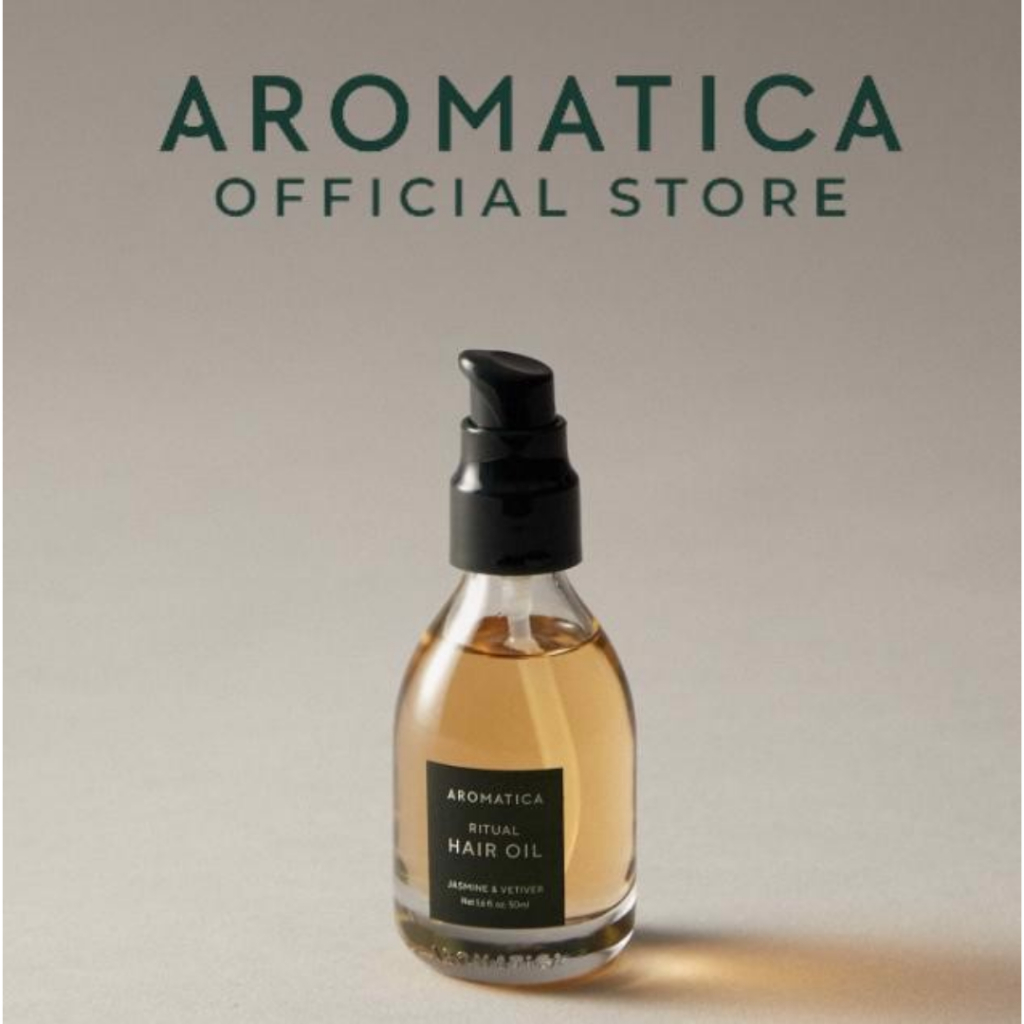 Tinh dầu dưỡng tóc AROMATICA Ritual Hair Oil lavender & Patchouli hoa oải hương và hoắc hương