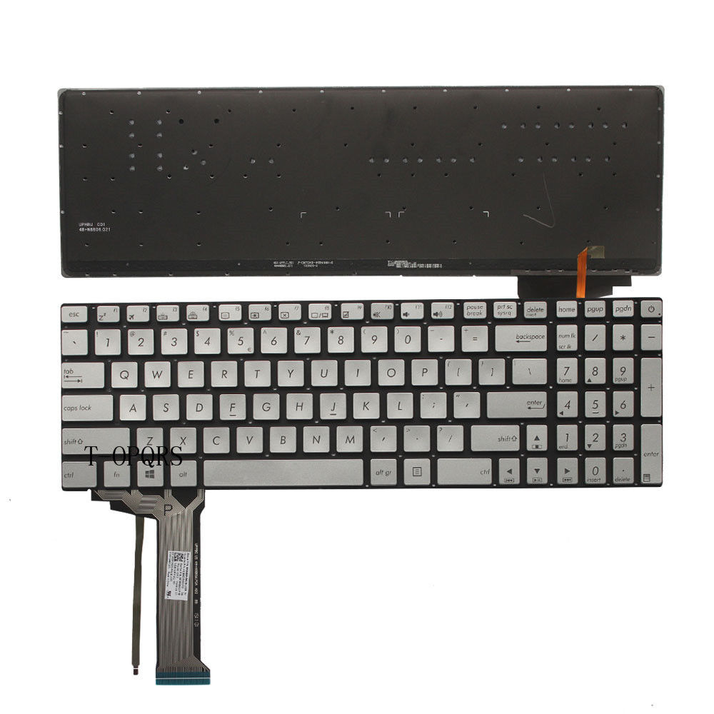 Bàn phím ASUS GL552 GL552J GL552JX GL552V GL552VL GL552VX bạc có led