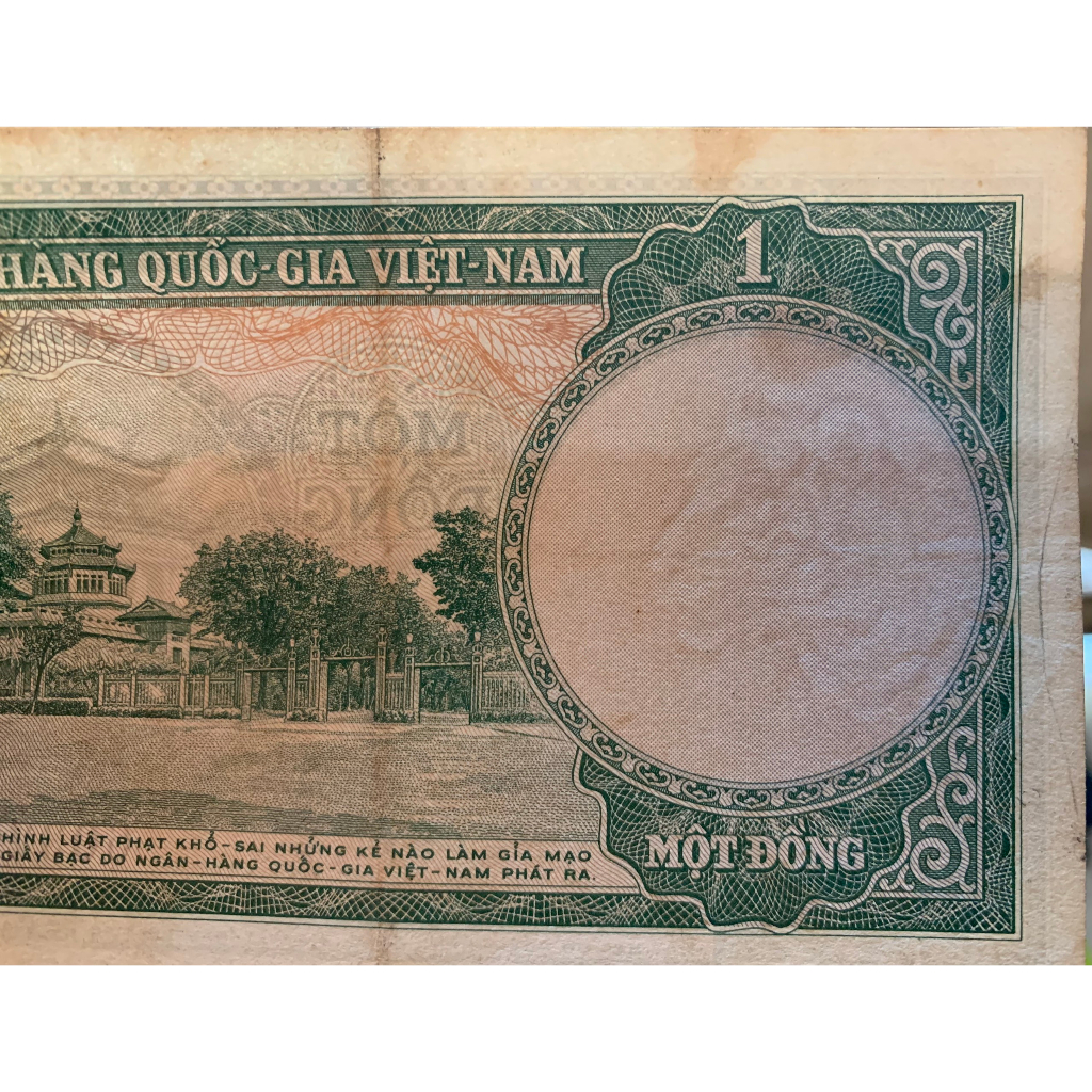 Sưu tầm 1 đồng đền hùng quang cảnh sở thú 1955