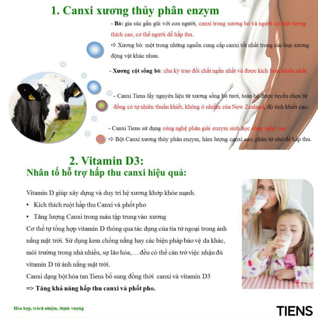 CANXI HƯU CƠ THIÊN SƯ NHẬP KHẨU PHÁP Nutrient Super Calcium Powder  - 250g