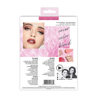 REAL TECHNIQUES - Bộ cọ Everyday Essentials For Blush (4 cọ 1 mút)