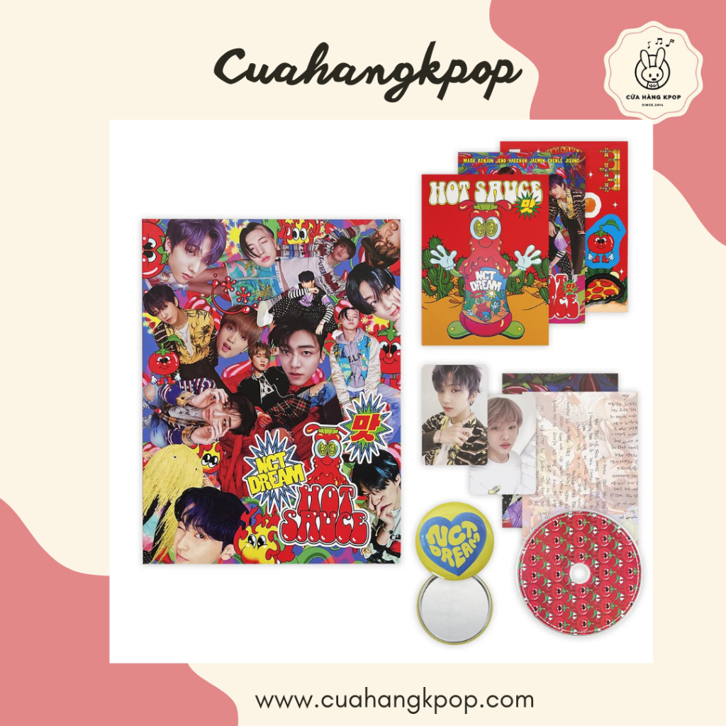 ALBUM NCT DREAM HOT SAUCE có sẵn Cua hang Kpop
