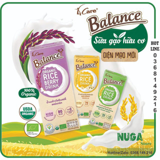 Sữa gạo hữu cơ thái lan - 4care balance - 180ml