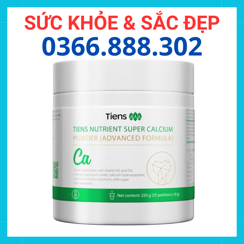 CANXI HƯU CƠ THIÊN SƯ NHẬP KHẨU PHÁP Nutrient Super Calcium Powder  - 250g