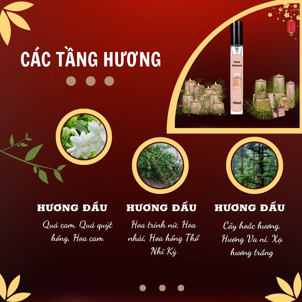 Nước hoa chiết Chanel.coco.mademoiselle.intense.Nước hoa nữ sang trọng quyến rũ, mẫu thử 10ml- DIANA STORE
