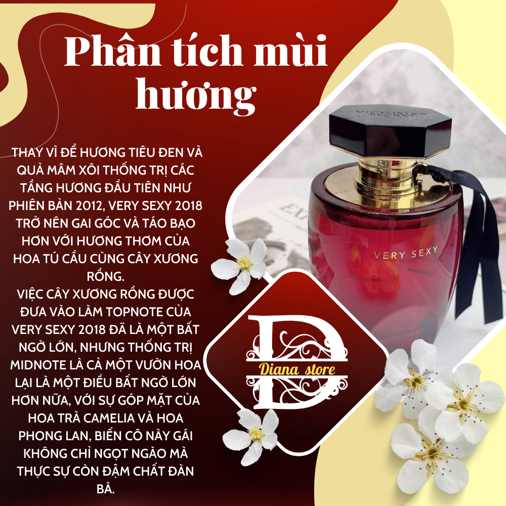 Nước hoa nữ Victoria's secret very sexy night chiết 10ml ngọt ngào, hấp dẫn- DIANA STORE
