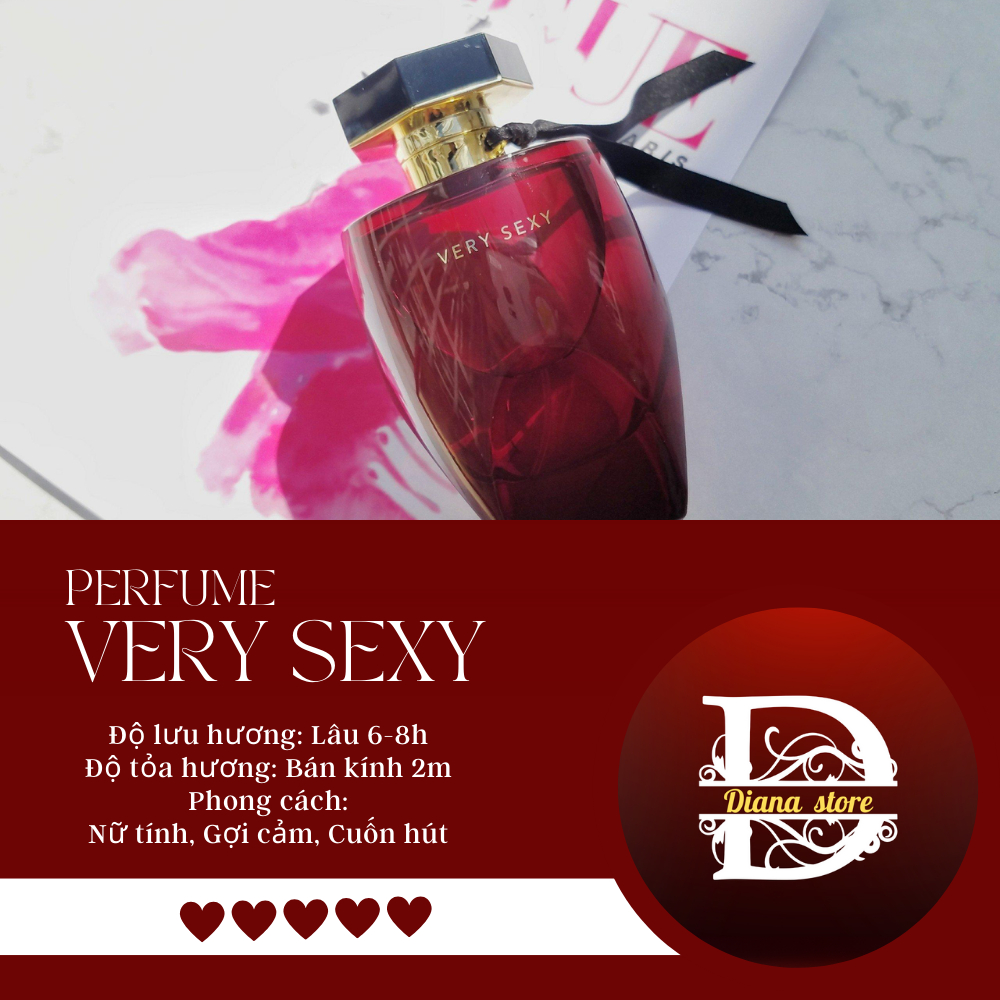Nước hoa nữ Victoria's secret very sexy night chiết 10ml ngọt ngào, hấp dẫn- DIANA STORE