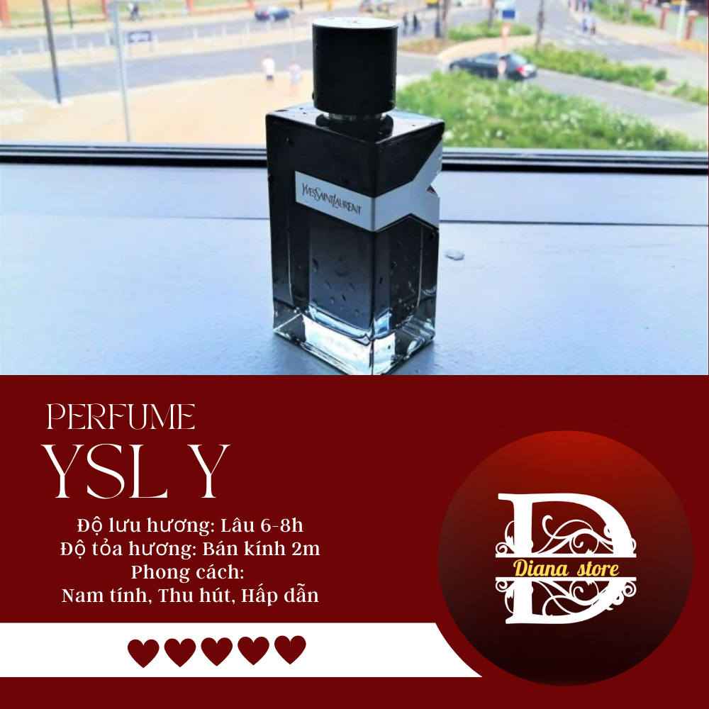 Nước hoa nam ysl y 10ml edp hội tụ đầy đủ sự nam tính, mạnh mẽ của đàn ông- DIANA STORE