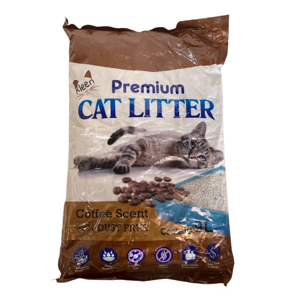 Combo Cát Vệ Sinh Mèo 4kg Kèm Xẻng, Súp Thưởng Cho Mèo, Combo Chăm Sóc Mèo Cat Litter Kleen - CM11