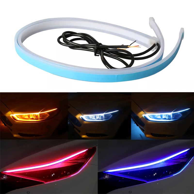 Đèn led audi khiển đổi màu chạy ( giá 2 dây )
