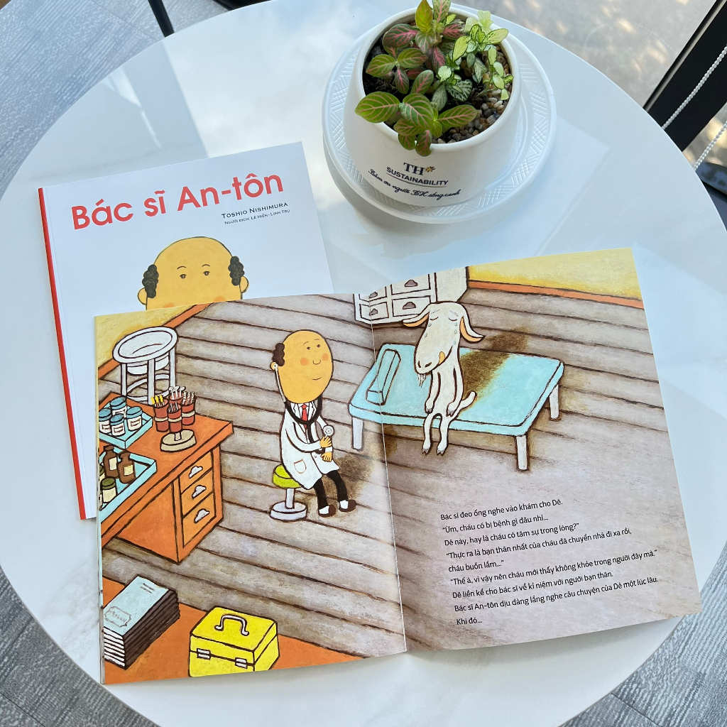 Sách Ehon - Phát triển tư duy cho bé 3 6 tuổi - Combo bác sĩ Anton (Tranh truyện ehon Nhật Bản cho bé) | BigBuy360 - bigbuy360.vn