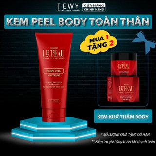 Peel da body toàn thân retinol Lepeau, kem peel body trắng sáng hết thâm sạm sau 7 ngày 150ml