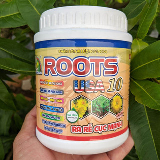 Ra Rễ Cực Mạnh Roots 10 USA, Phân bón kích rễ  ROOTS 9999 USA (hủ 500g)