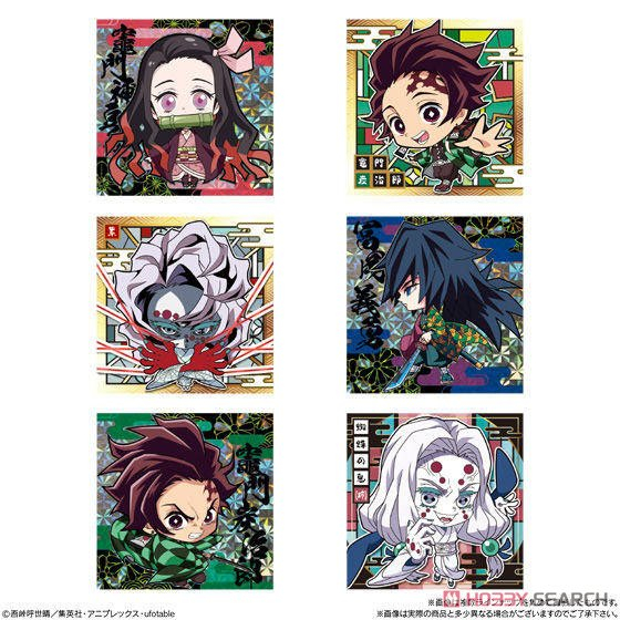 Thẻ nhân vật Sticker TCG Niformation Demon Slayer Kimetsu no Yaiba Deformed Seal Wafer Vol.1 - Bandai