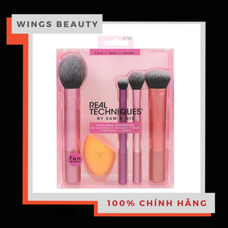 Real techniques - bộ cọ everyday essentials for blush