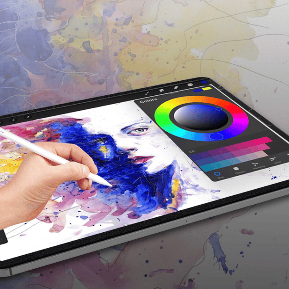 Dán Paperlike IPAD Nam Châm Magnetic WIWU Cho Cảm Giác Viết Vẽ Như Giấy Thật, Không Cần Gỡ Kính Cường Lực