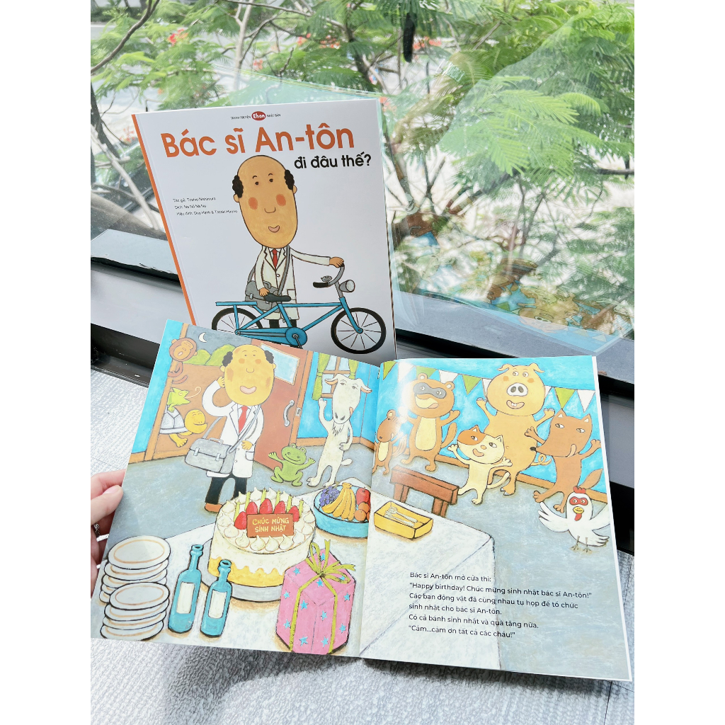 Sách Ehon - Phát triển tư duy cho bé 3 6 tuổi - Combo bác sĩ Anton (Tranh truyện ehon Nhật Bản cho bé) | BigBuy360 - bigbuy360.vn