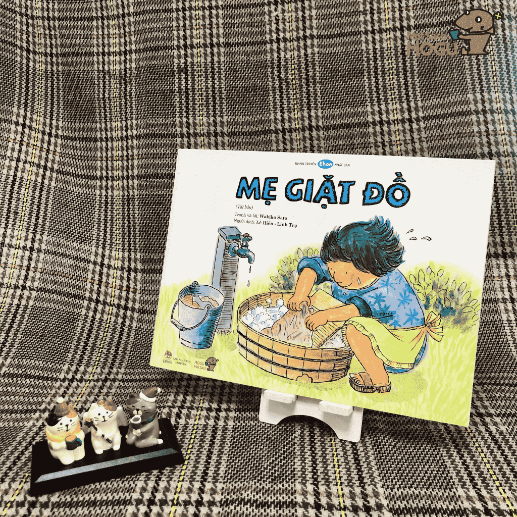 Sách Ehon Phát triển quan sát cho bé 3 6 tuổi - Mẹ giặt đồ (Tranh truyện ehon Nhật Bản cho bé) | BigBuy360 - bigbuy360.vn
