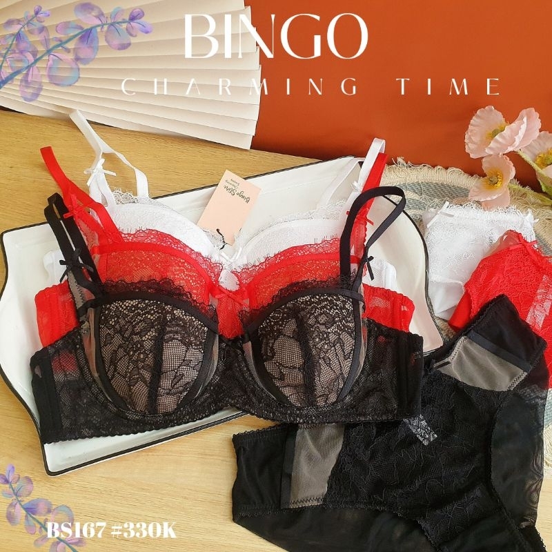 Set Bra ren không mút cao cấp BS167