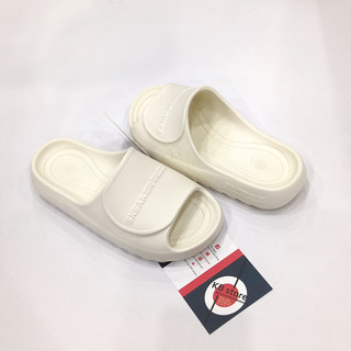 Dép quai ngang sneaker buzz trắng - cloud slide 4sb23q2-007