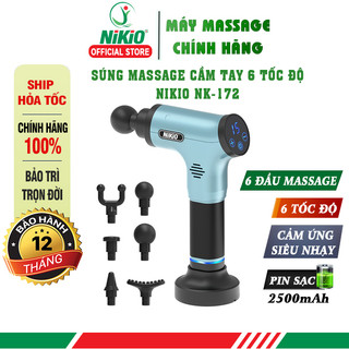 Súng massage cầm tay điều trị đau nhức căng cơ nikio nk-172